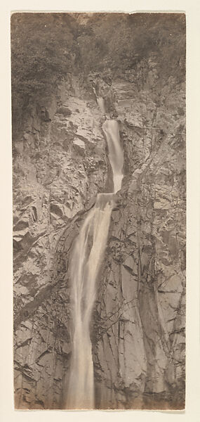 [Waterfall], Adolf de Meyer (American (born France), Paris 1868–1946 Los Angeles, California), Gelatin silver print 