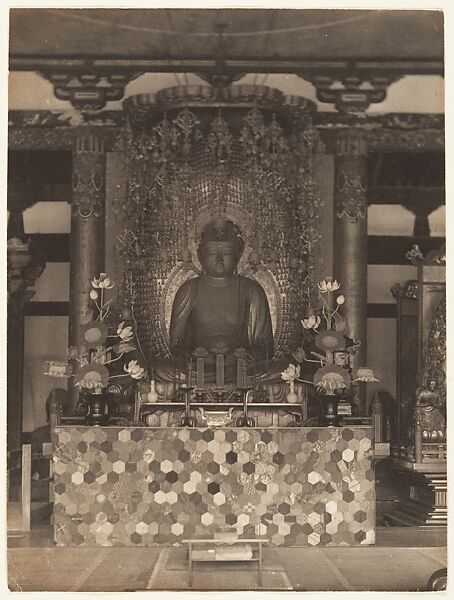 [Amida Buddah, Japan], Adolf de Meyer (American (born France), Paris 1868–1946 Los Angeles, California), Platinum print 