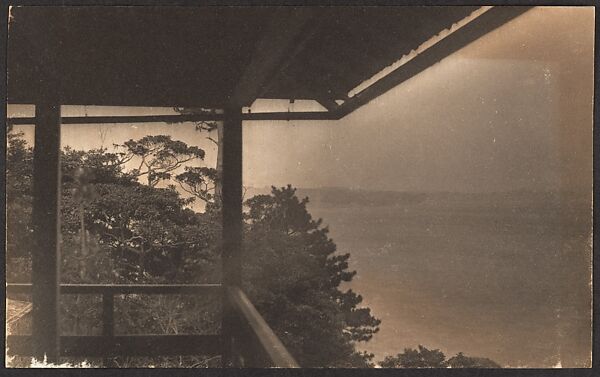 [View from Kiyomizu-dera Buddhist temple, Kyoto, Japan], Adolf de Meyer (American (born France), Paris 1868–1946 Los Angeles, California), Gelatin silver print 