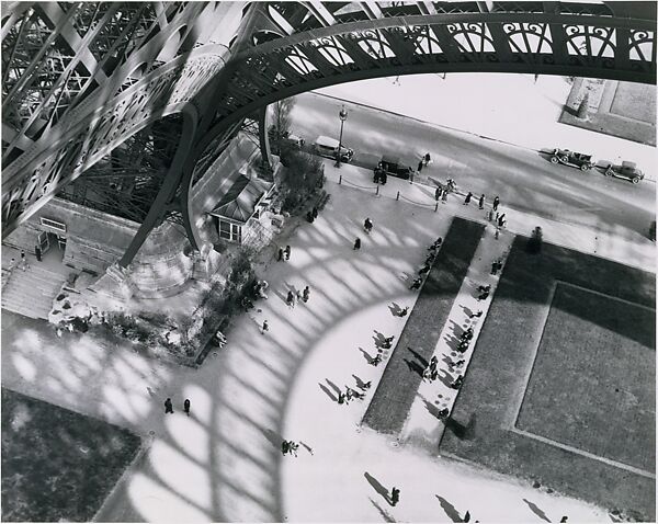 Eiffel Tower, Paris, André Kertész (American (born Hungary), Budapest 1894–1985 New York), Gelatin silver print 