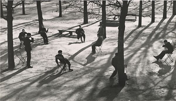 After School in the Tuileries, Paris, André Kertész (American (born Hungary), Budapest 1894–1985 New York), Gelatin silver print 
