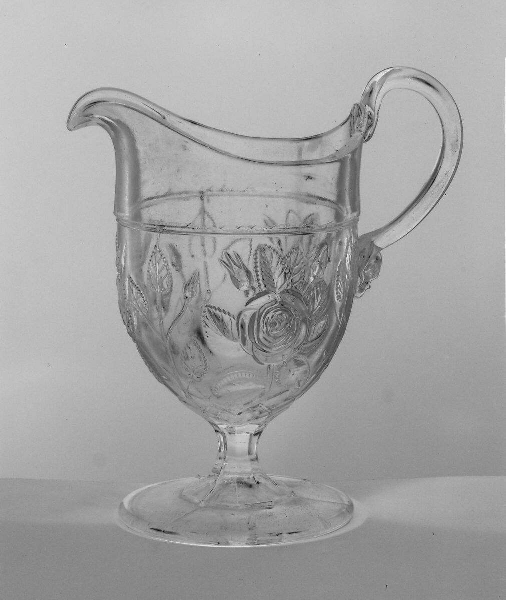 Creamer, Pressed glass 