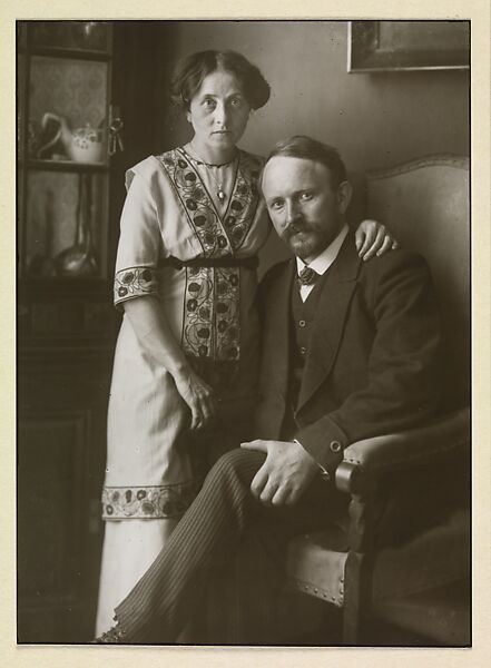 August and Anne Sander, August Sander (German, 1876–1964), Gelatin silver print 
