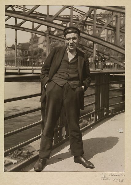 Abgebauter Seemann, August Sander (German, 1876–1964), Gelatin silver print 