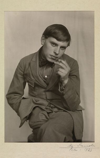 Der Maler Gottfried Brockmann, August Sander (German, 1876–1964), Gelatin silver print 