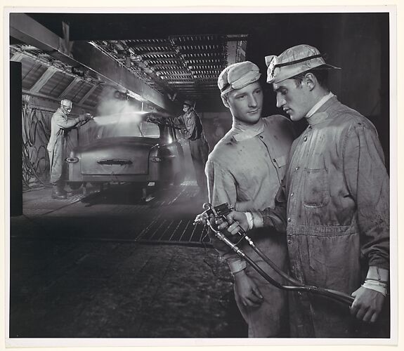 Ford of Canada. Canadian Automobile Plant. Paint Spraying Operation