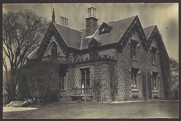 [Victorian Architecture: Gingerbread Style Stone House, Swampscott, Massachusetts], Walker Evans (American, St. Louis, Missouri 1903–1975 New Haven, Connecticut), Gelatin silver print 