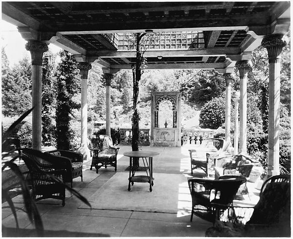[21 Interior and Exterior Photographs of Laurelton Hall, the Tiffany Home in Oyster Bay, New York], Louis C. Tiffany (American, New York 1848–1933 New York), Gelatin silver prints