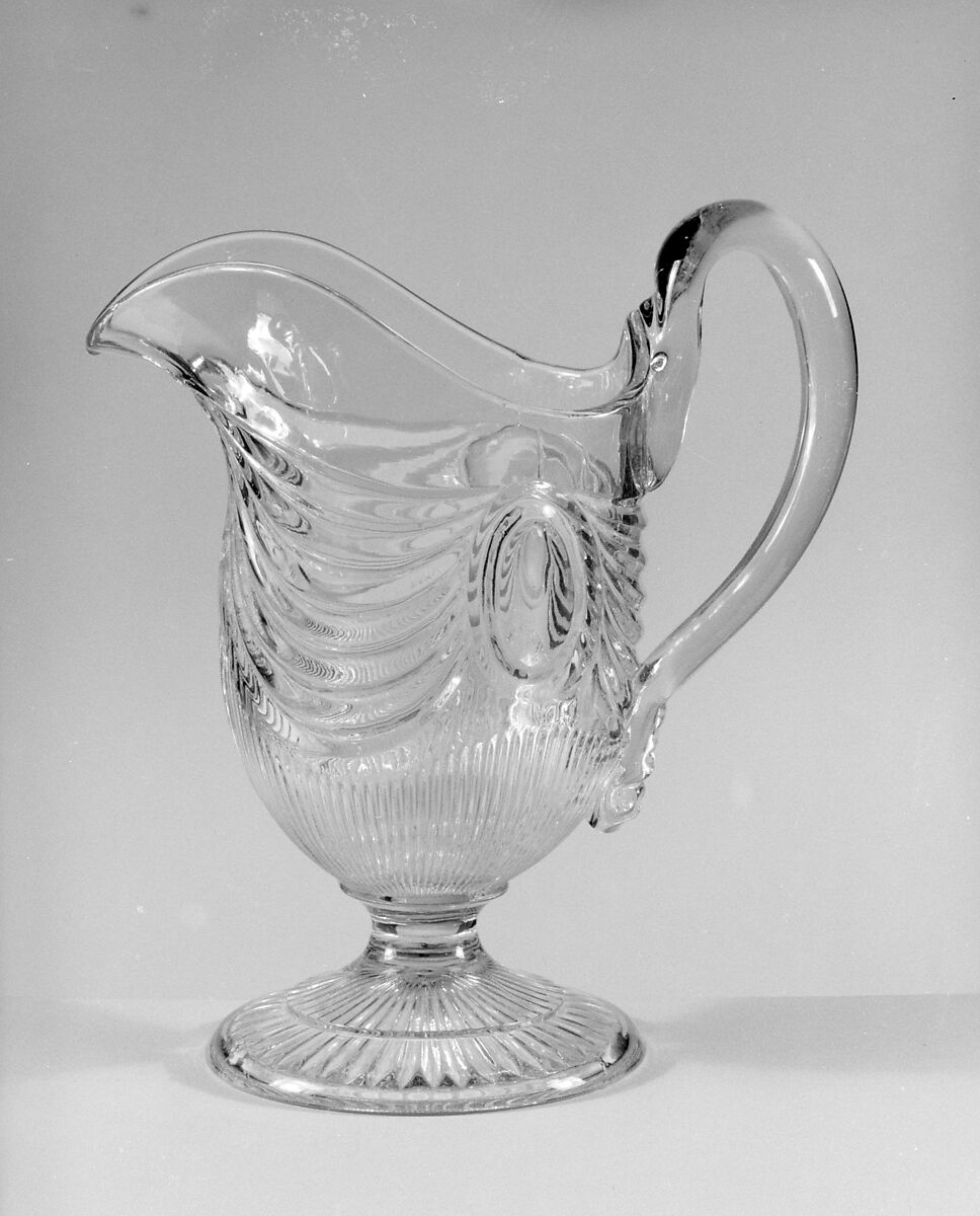 Creamer, Pressed glass 