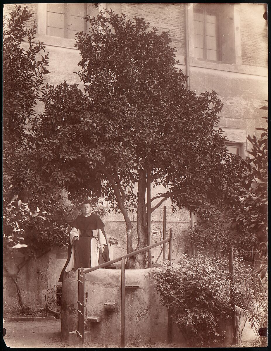 [St. Dominic's Orange Tree on the Aventine], Unknown, Albumen silver print from glass negative 