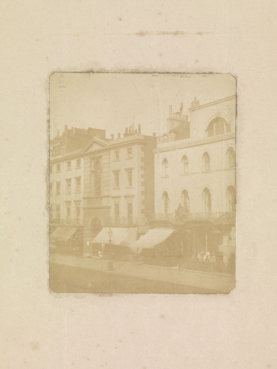 [170–176 Regent Street, London] and "The Talbotype–Sun-Pictures" in The Art-Union, Monthly Journal of the Fine Arts, William Henry Fox Talbot (British, Dorset 1800–1877 Lacock), Salted paper print from paper negative 