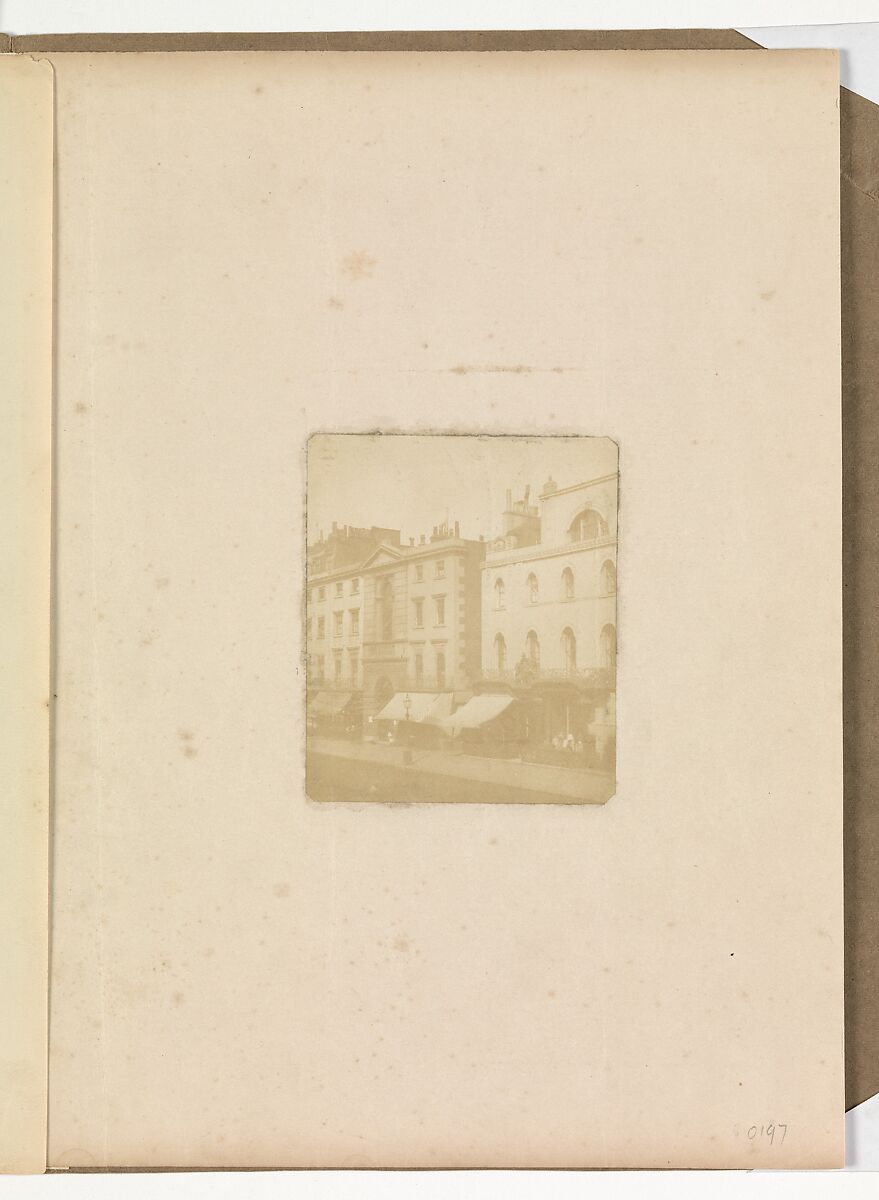 [170–176 Regent Street, London] and "The Talbotype–Sun-Pictures" in The Art-Union, Monthly Journal of the Fine Arts, William Henry Fox Talbot (British, Dorset 1800–1877 Lacock), Salted paper print from paper negative
