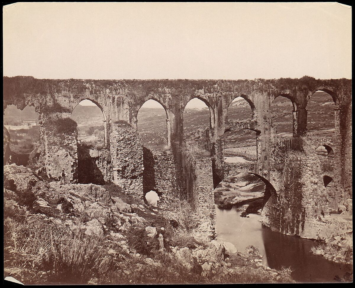 [Aqueduct, Smyrna], Unknown, Albumen silver print from glass negative 