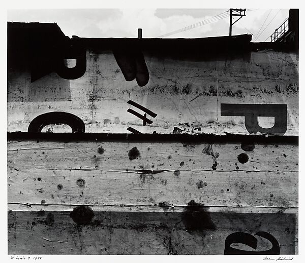 St. Louis 9, Aaron Siskind (American, 1903–1991), Gelatin silver print 