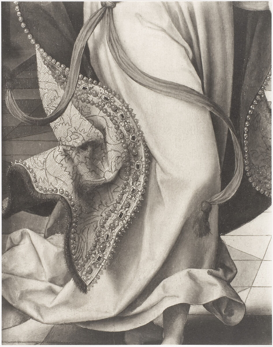 The Annunciation by Joos van Cleve, Charles Sheeler (American, Philadelphia, Pennsylvania 1883–1965 Dobbs Ferry, New York), Platinum print 