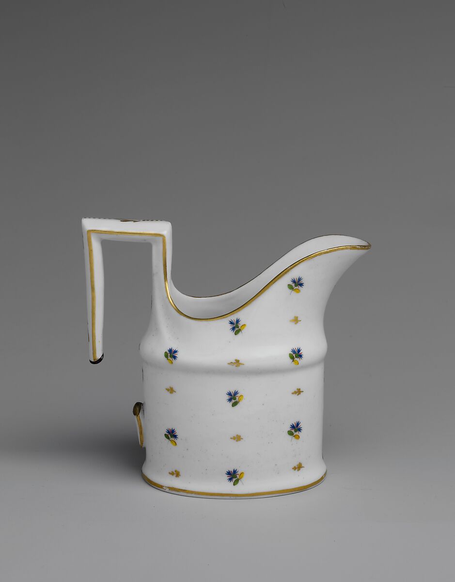 Cream Pitcher, Porcelain, French, possibly 