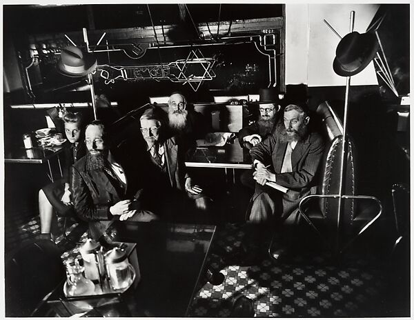 Cafeteria on East Broadway, Weegee (American (born Austria-Hungary), Złoczów (Zolochiv, Ukraine) 1899–1968 New York), Gelatin silver print 