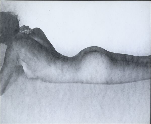 [Reclining Female Nude], George Platt Lynes (American, East Orange, New Jersey 1907–1955 New York), Gelatin silver print from paper negative 