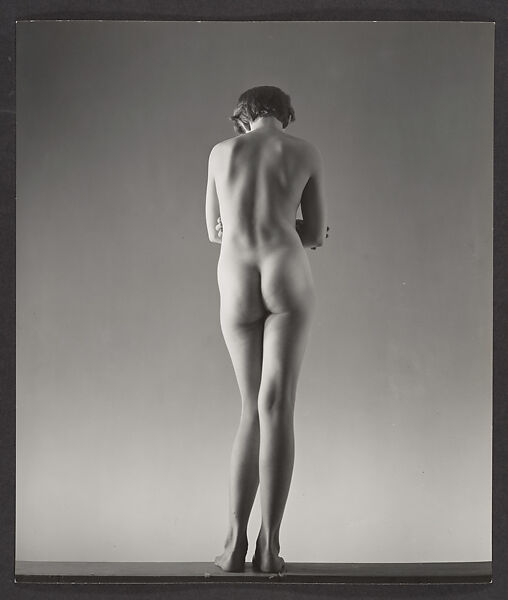 [Nude Young Girl, Standing, Possibly Elizabeth Lynes], George Platt Lynes (American, East Orange, New Jersey 1907–1955 New York), Gelatin silver print 