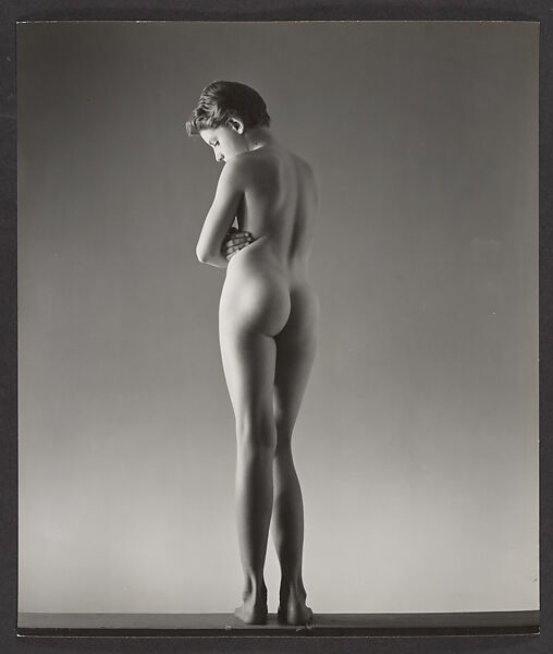 [Nude Young Girl, Standing, Possibly Elizabeth Lynes], George Platt Lynes (American, East Orange, New Jersey 1907–1955 New York), Gelatin silver print 