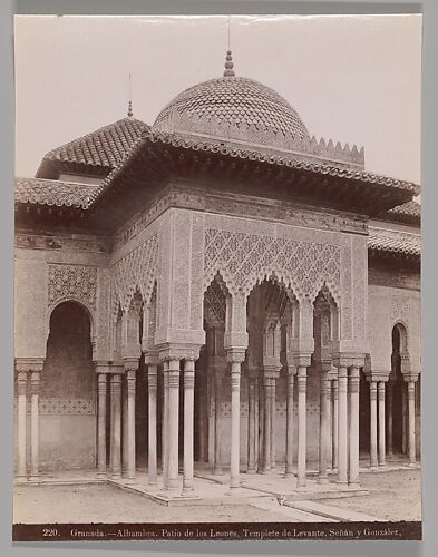 [Courtyard of the Lions, Alhambra, Granada]