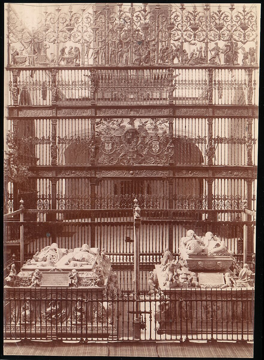 [Tomb of the Catholic Kings, Granada], Unknown, Albumen silver print from glass negative 