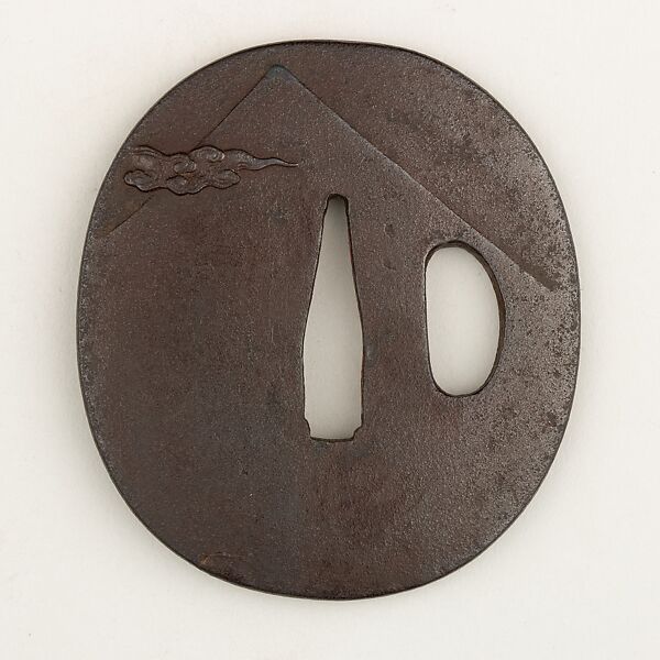 Sword Guard (Tsuba), Iron, gold, silver, copper-silver alloy (shibuichi), copper, copper-gold alloy (shakudō), Japanese