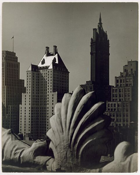 Midtown Manhattan, André Kertész (American (born Hungary), Budapest 1894–1985 New York), Gelatin silver print 