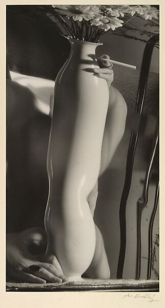 Distortion: Vase, André Kertész (American (born Hungary), Budapest 1894–1985 New York), Gelatin silver print 