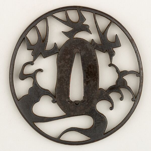Sword Guard (Tsuba), Iron, Japanese