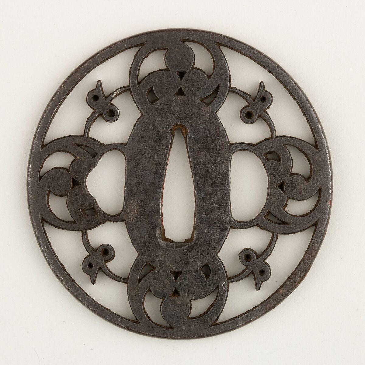 Sword Guard (Tsuba), Iron, Japanese