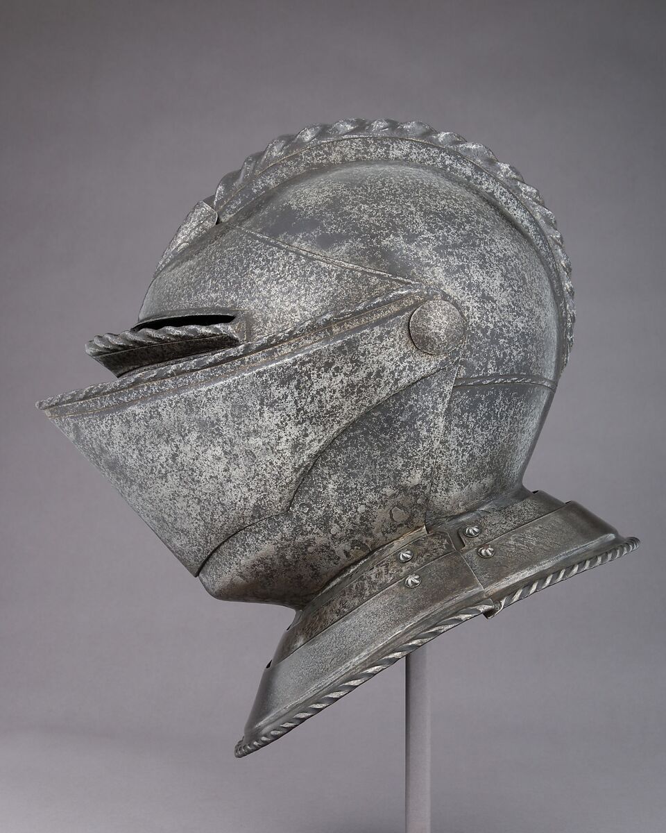 Close Helmet for the Field, Steel, Italian, Milan