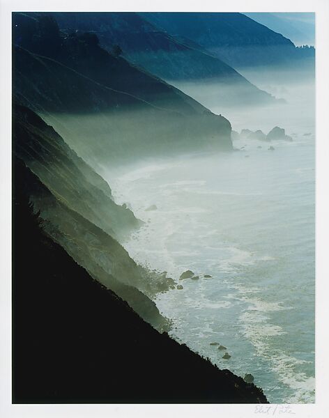 Mist on Coast, Big Sur, California, Eliot Porter (American, 1901–1990), Dye transfer print 