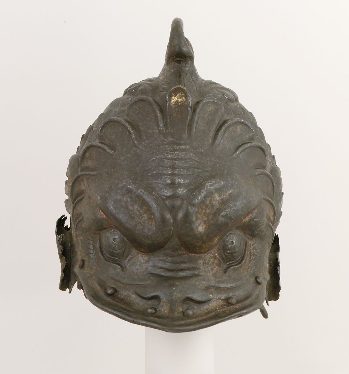 Burgonet all'Antica, Steel, gold, silver, Italian, probably Milan