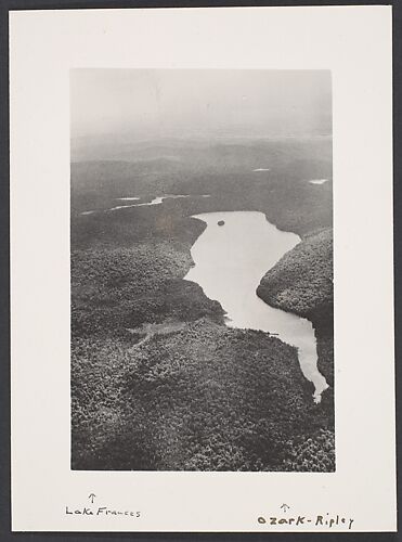 [Lake Frances and Lake Ozark-Ripley, Louisiana, from the Air]
