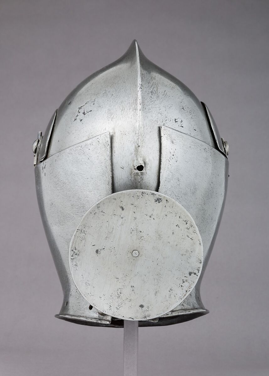 Armet with Wrapper, Steel, leather, Italian