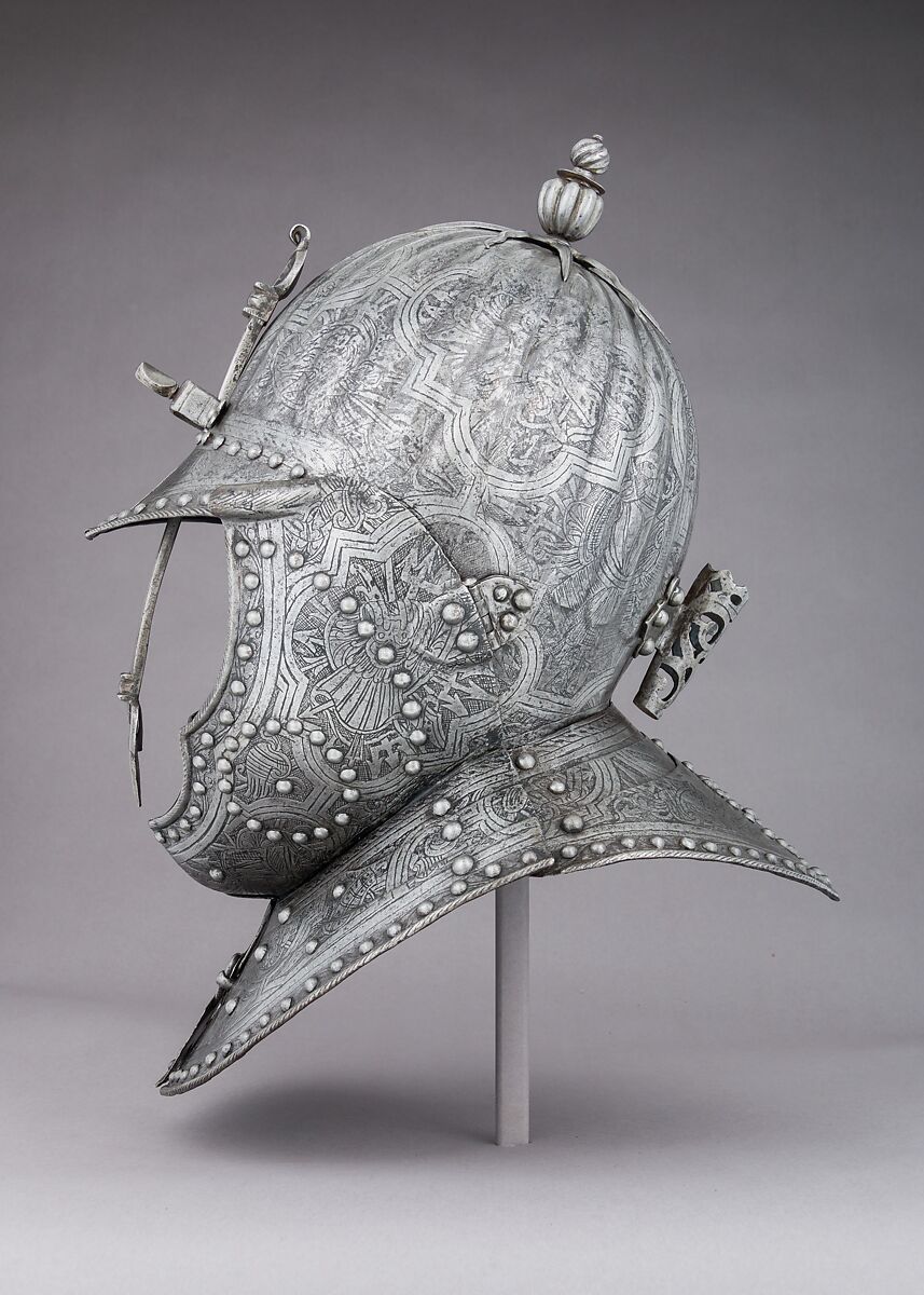 Burgonet for a Cuirassier, Steel, French