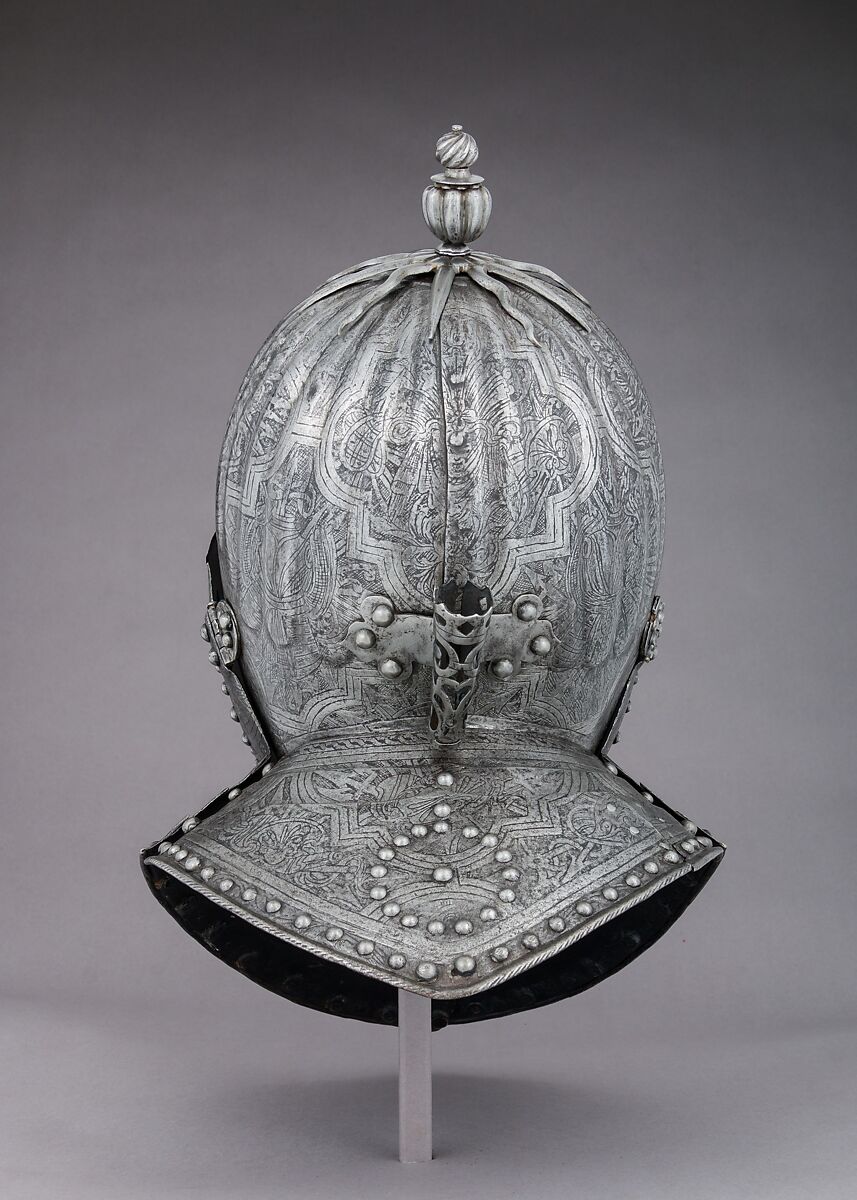 Burgonet for a Cuirassier, Steel, French