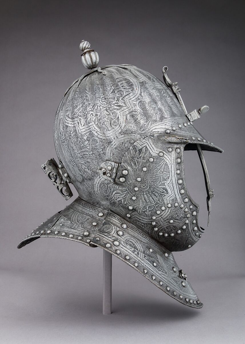 Burgonet for a Cuirassier, Steel, French