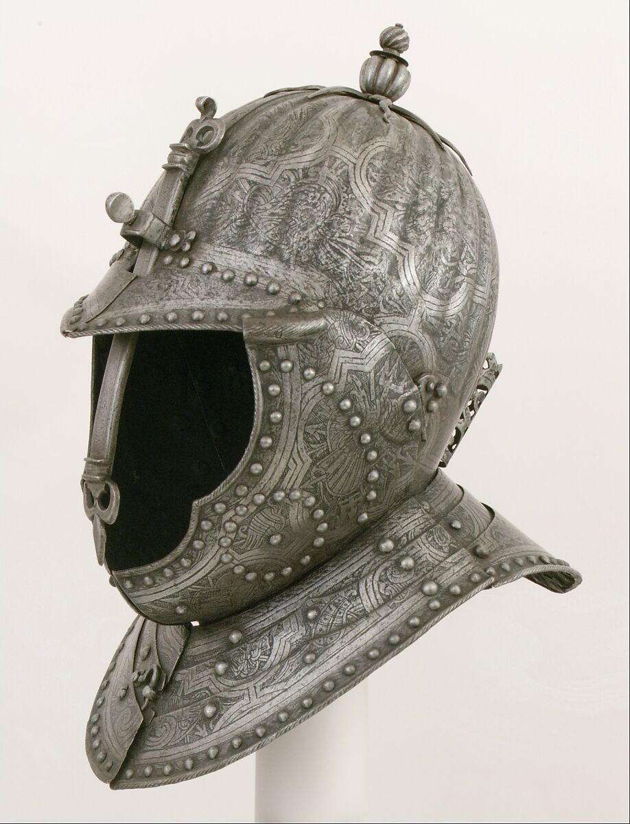 Burgonet for a Cuirassier, Steel, French