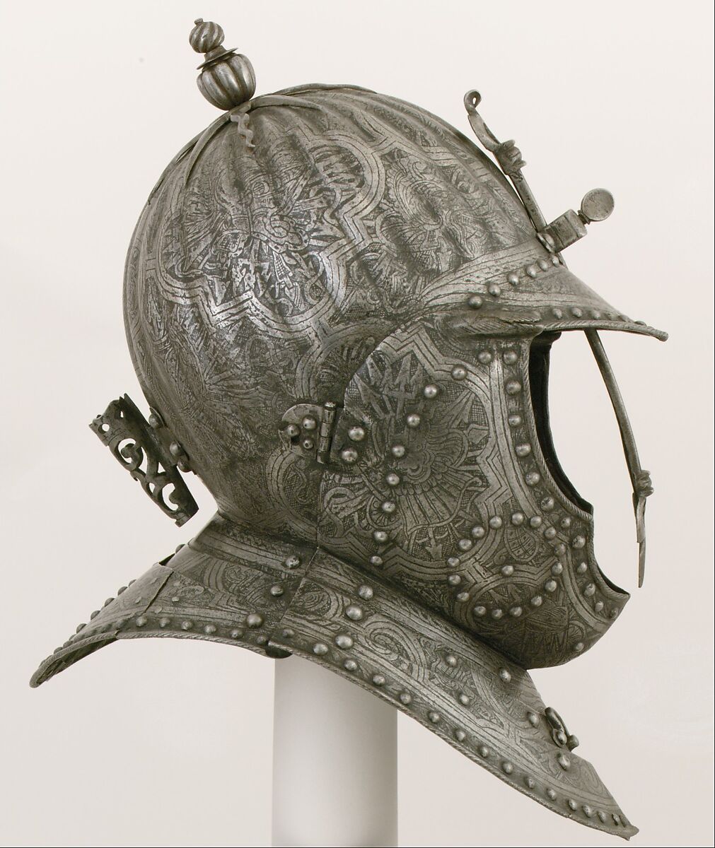 Burgonet for a Cuirassier, Steel, French