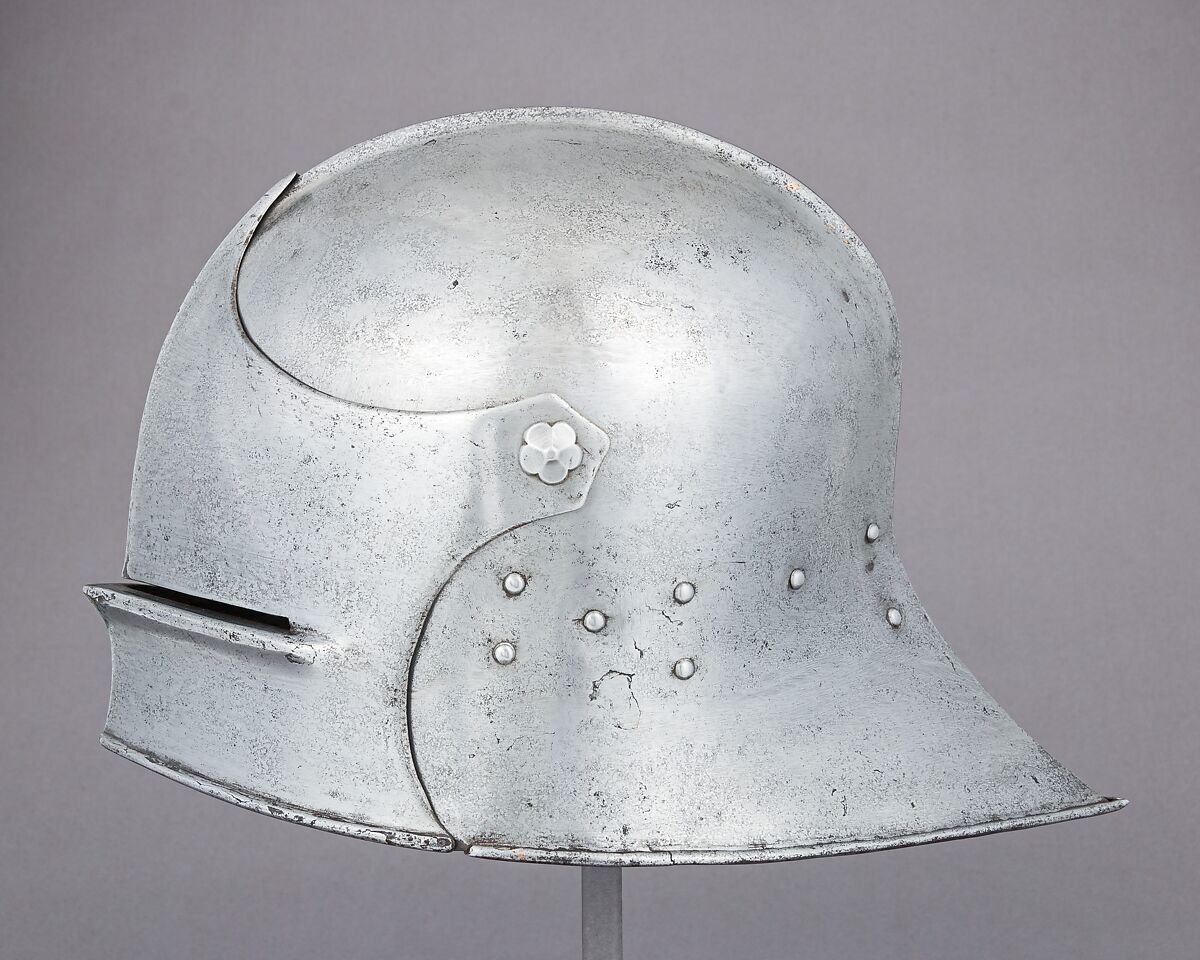Sallet, Attributed to Hans Blarer the Younger (German, Basel, documented 1453–83), Steel, German, Basel