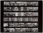 [Contact Sheet from Canadian Assignment], Henri Cartier-Bresson (French, Chanteloup-en-Brie 1908–2004 Montjustin), Gelatin silver print 