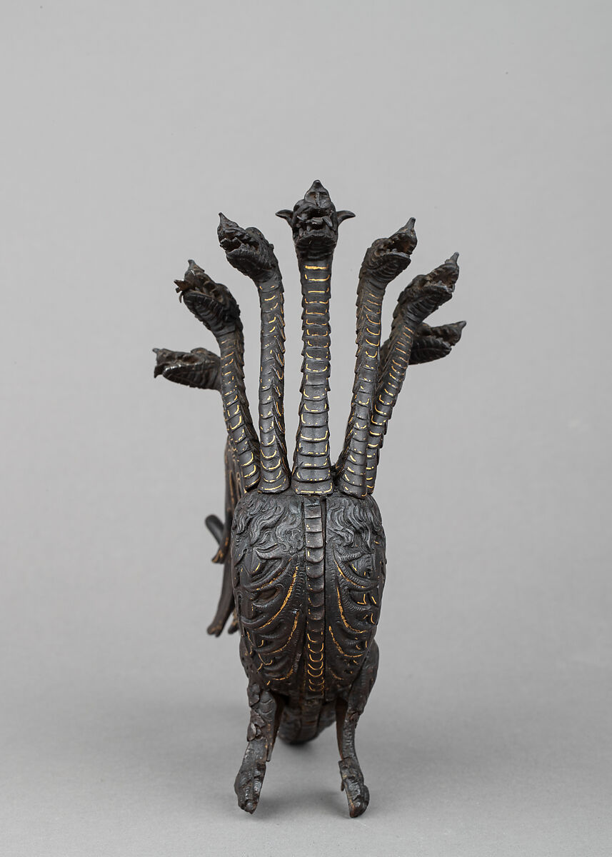 Helmet Crest for the Burgonet of Sforza Pallavicino (1519–1585), Iron, gold, Italian, Milan