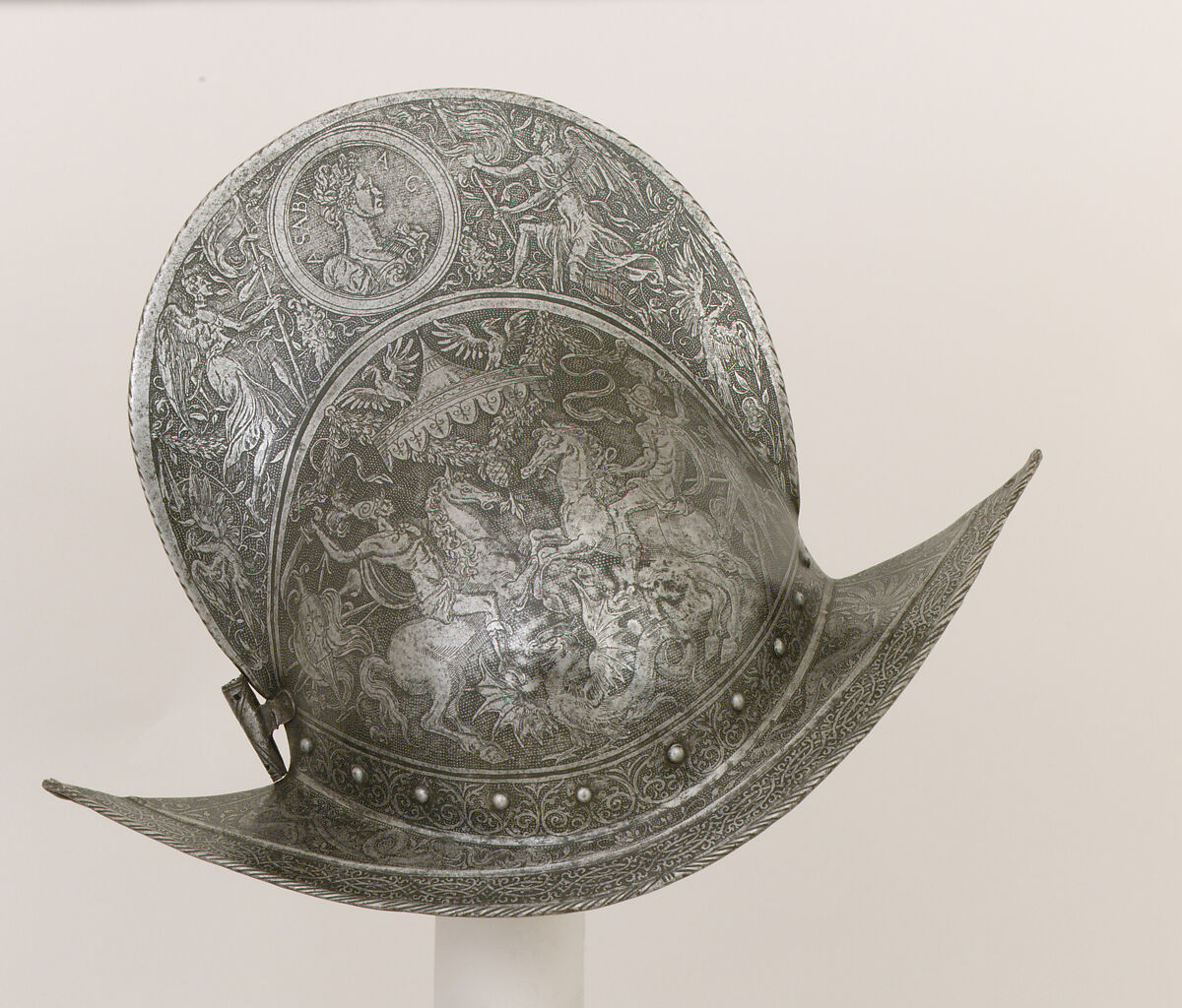 Comb Morion, Steel, German, Brunswick