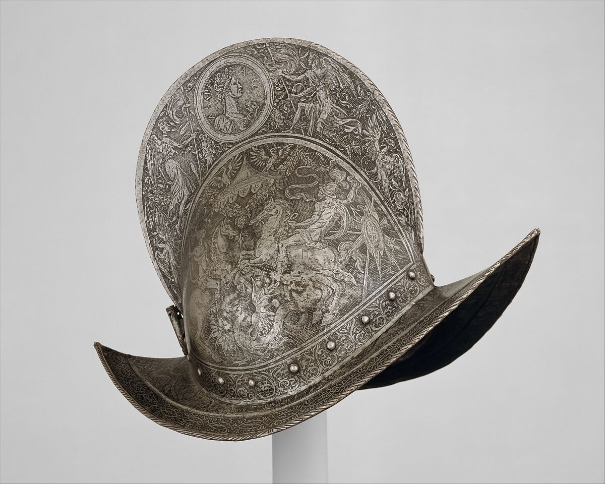 Comb Morion, Steel, German, Brunswick