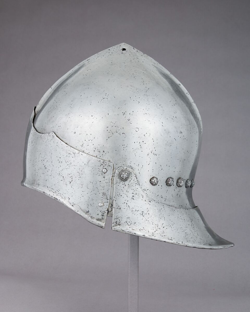 Sallet in the Franco-Burgundian Style, Steel, possibly Italian