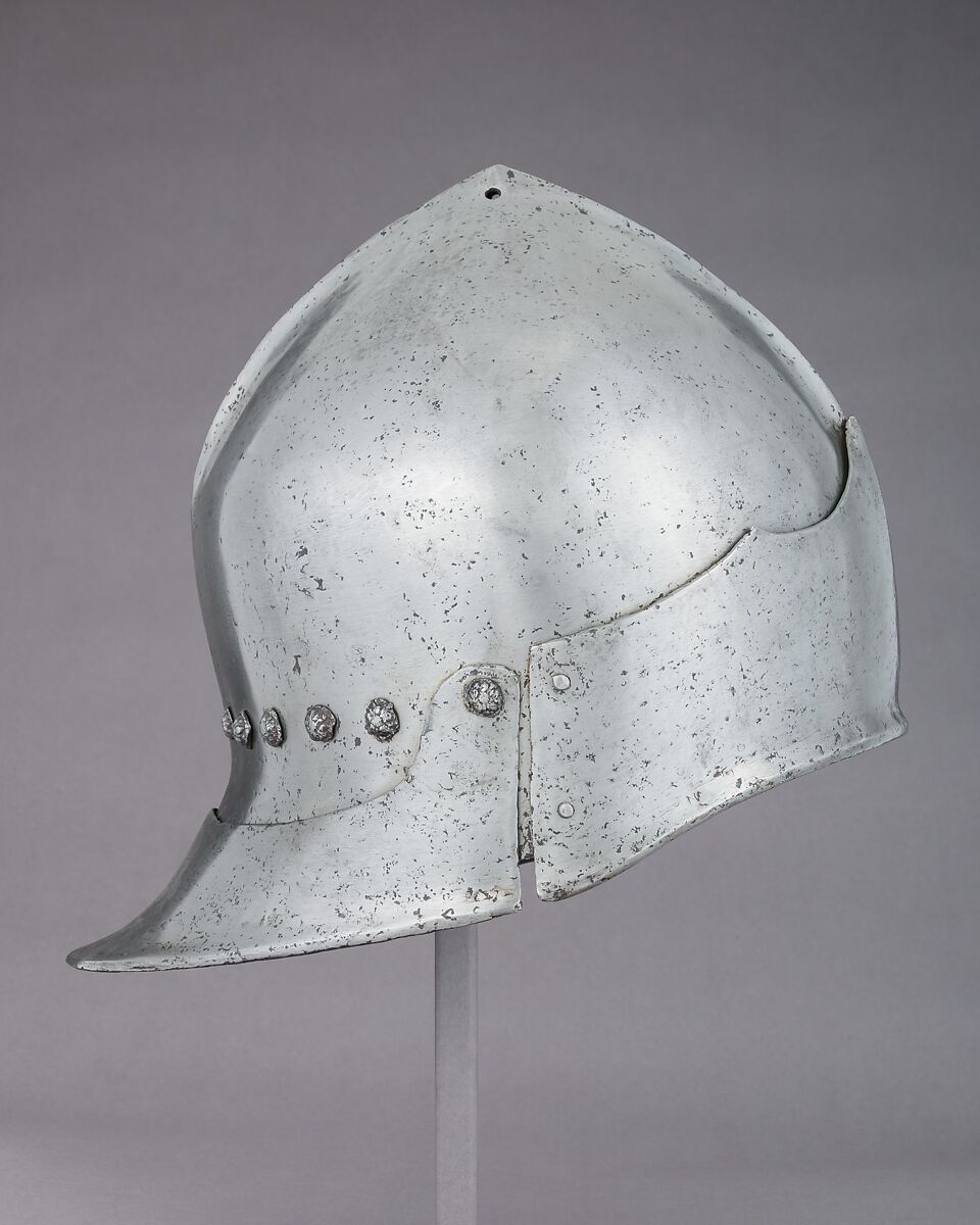 Sallet in the Franco-Burgundian Style, Steel, possibly Italian