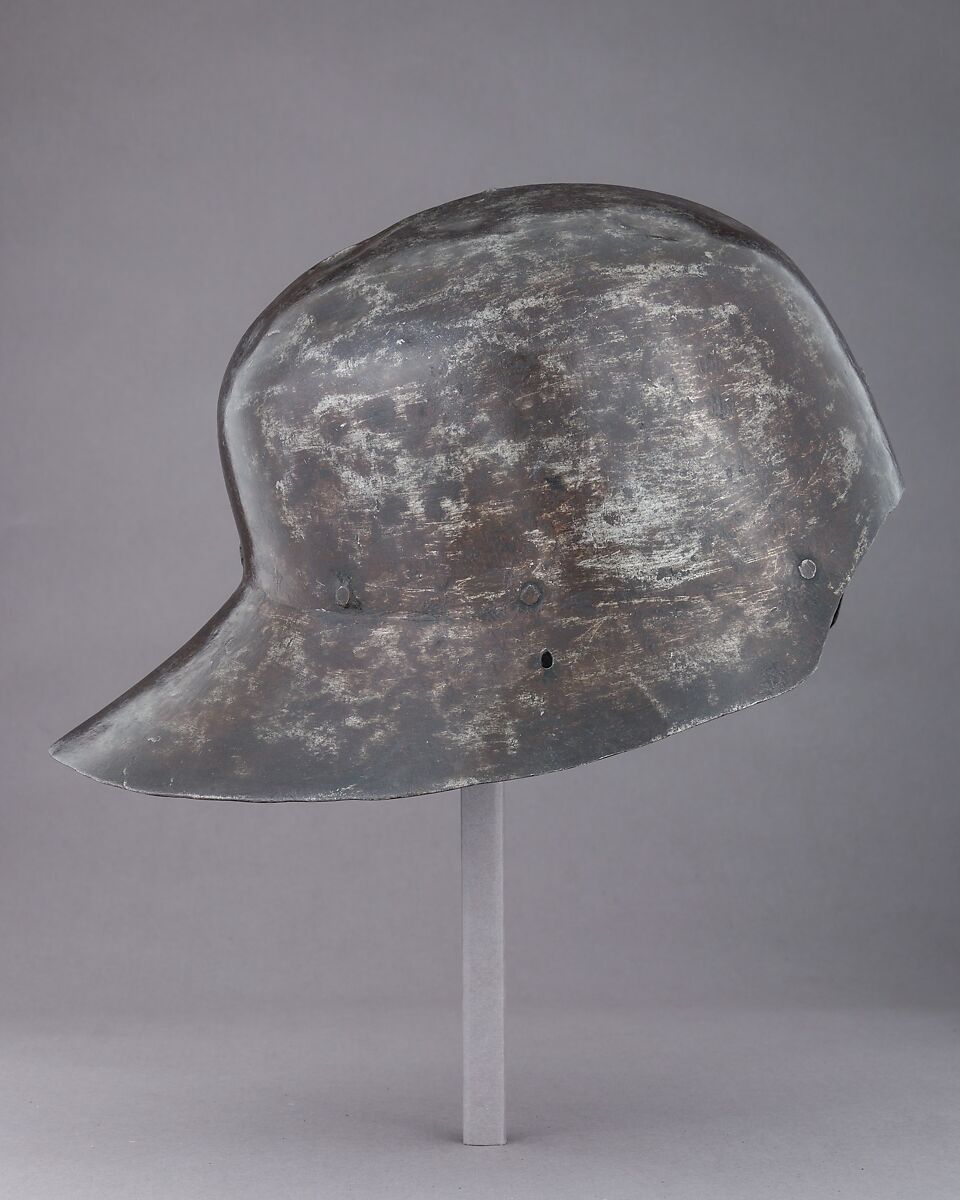 Sallet, Steel, pigment, Spanish or Italian 