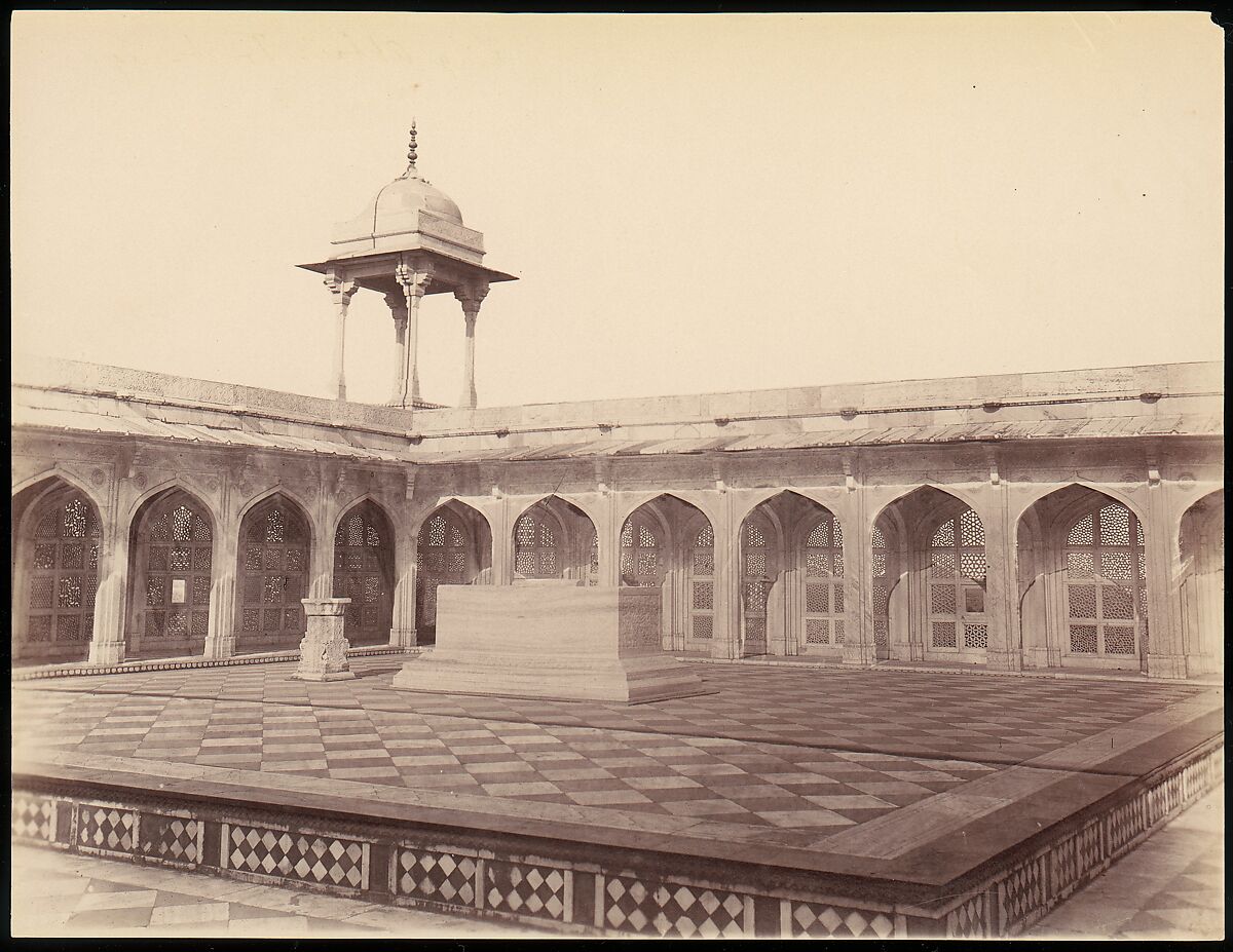 King Akbar's Tomb, Agra, Unknown, Albumen silver print from glass negative 